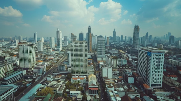 Foto bangkok, tailândia 3 de março de 2016 bangkok chong nonsi cidade