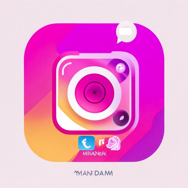 Foto bangkok thailand 12. mai 2016 neues instagram-logo 2016 kamerasymbol mit bunten neuen des