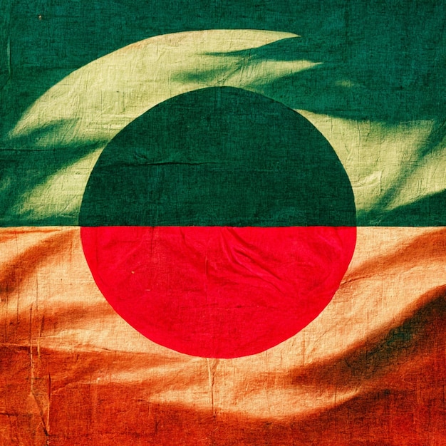 Bangladesch-Flagge schönes Flaggenbild