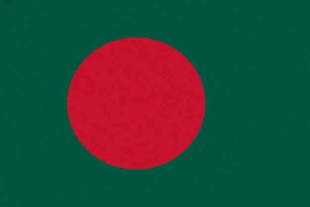 Bangladesch Stoffflagge