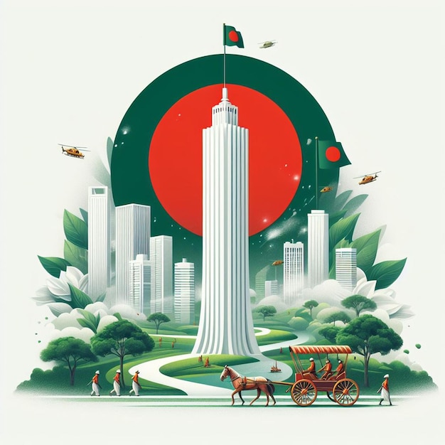 Foto bangladeschs unabhängigkeitstag posterbannerflyer und kostenlose bilder