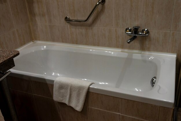 Banheira limpa banheira moderna banheira de hotel