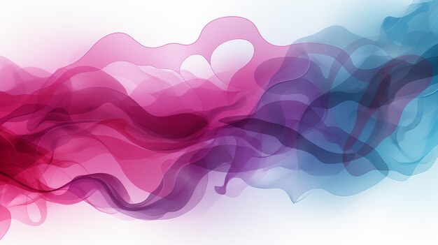 Foto banner_abstracto_con_colorido_diseño_de_ondas_que_fluyen