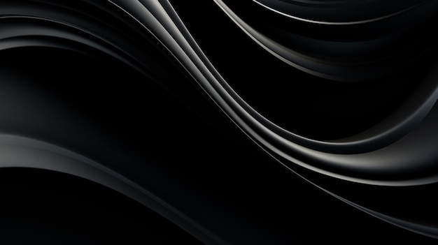 Banner abstracto negro para fondo o papel tapiz