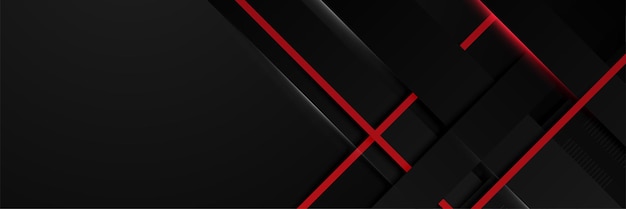 Foto banner abstrato vermelho e preto