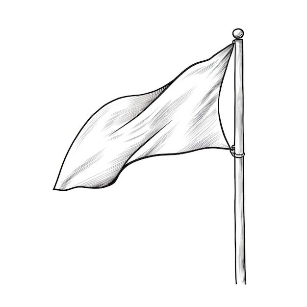 Banner banderín bandera ai generado