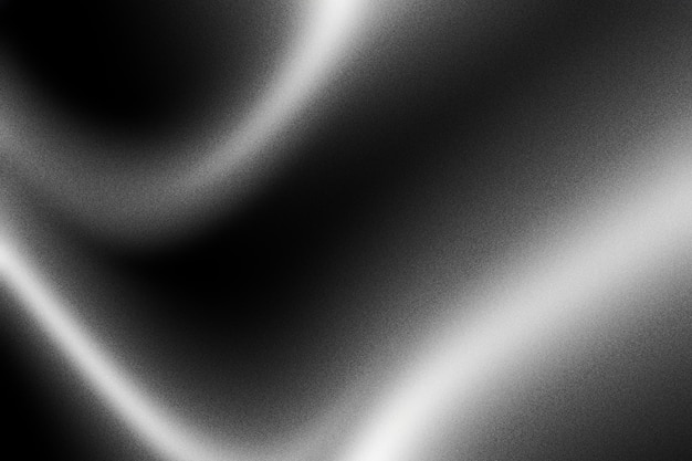 Banner de cartel de fondo abstracto con gradiente granulado en blanco y negro