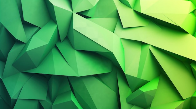 Banner de fundo abstrato de gradiente verde dinâmico