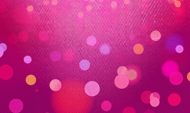 Banner de fundo bokeh rosa perfeito para anúncios de festas, eventos de aniversário e vários trabalhos de design