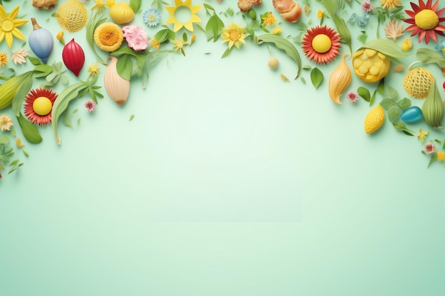 Banner de fundo do Feliz Dia Mundial Vegano com espaço de cópia vazio