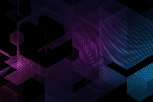 Banner de fundo gradiente geométrico abstrato imagem de banner geométrico