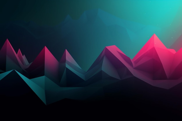 Banner de fundo moderno colorido abstrato de renderização 3D ou elemento geométrico gráfico de papel de parede