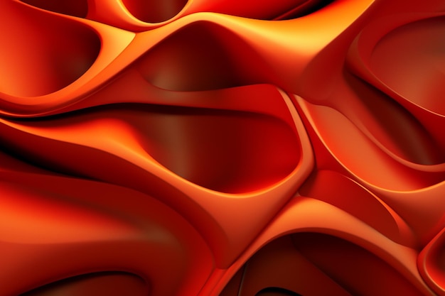 Banner de fundo ou papel de parede 3D abstrato com padrão suave e colorido