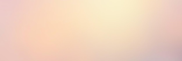 Banner de gradiente suave com cores pastel de pêssego dourado turva suave