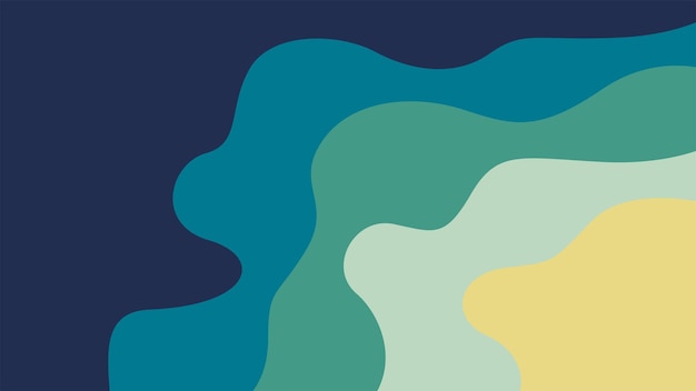 Banner de modelo colorido com cores bonitas