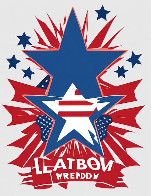 Banner del día del trabajo vectorial con ilustración de vector de bandera de Estados Unidos