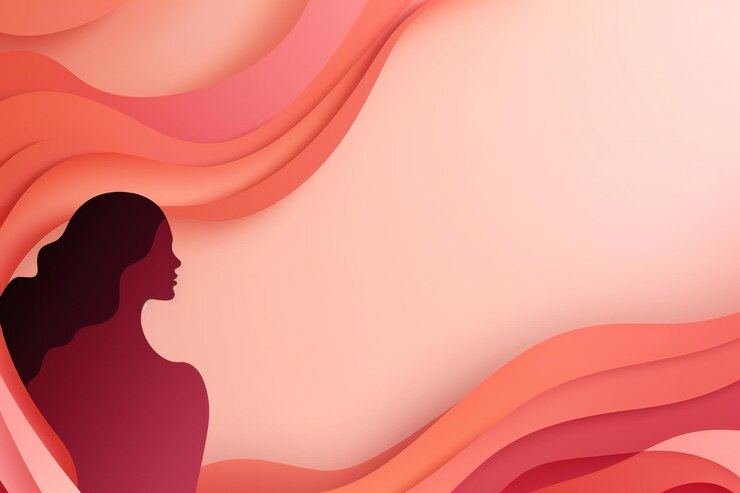 Foto banner do dia da mulher com espaço de cópia vazio