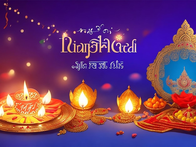 Banner del festival de Diwali