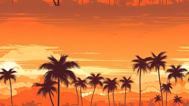 de banner para fondo Atardecer realista Galería de fondos de pantalla