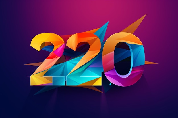 Banner für das neue Jahr 2024