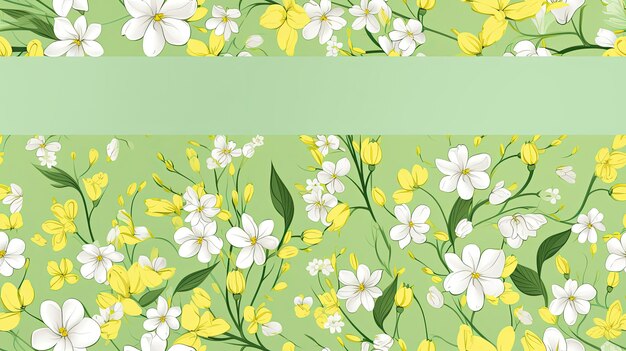 Banner für Hintergrund Frühling realistische Vintage-Tapetenmuster