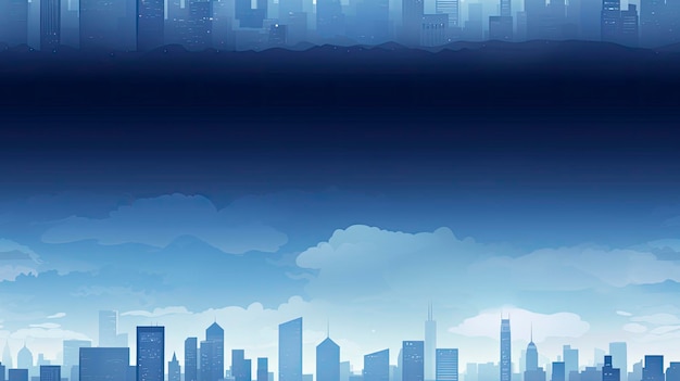 Banner für Hintergrund Skyline realistische Hintergründe im dunklen Modus