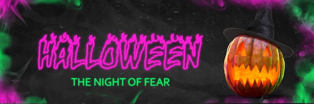 Foto banner de halloween