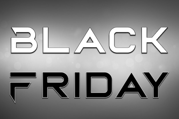 Banner Illustration von Black Friday Discount Super Sale Design-Element für Verkaufsbanner Poster Karten Werbemarketing-Rabatt-Event