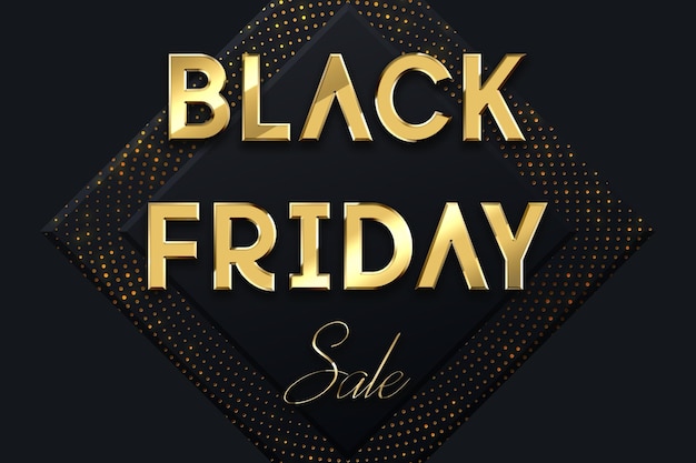 Banner Illustration von Black Friday Discount Super Sale Design-Element für Verkaufsbanner Poster Karten Werbemarketing-Rabatt-Event