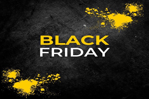 Banner Illustration von Black Friday Discount Super Sale Design-Element für Verkaufsbanner Poster Karten Werbemarketing-Rabatt-Event