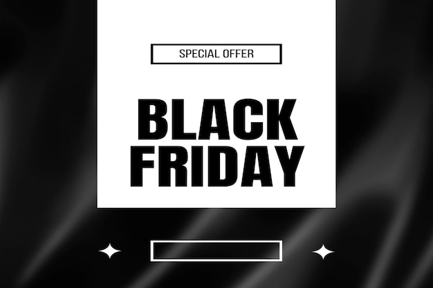 Banner Illustration von Black Friday Discount Super Sale Design-Element für Verkaufsbanner Poster Karten Werbemarketing-Rabatt-Event