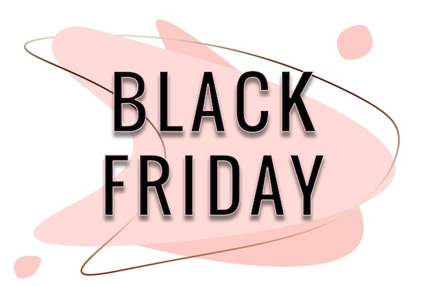 Banner Illustration von Black Friday Discount Super Sale Design-Element für Verkaufsbanner Poster Karten Werbemarketing-Rabatt-Event