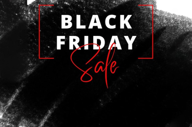 Foto banner illustration von black friday discount super sale design-element für verkaufsbanner poster karten werbemarketing-rabatt-event