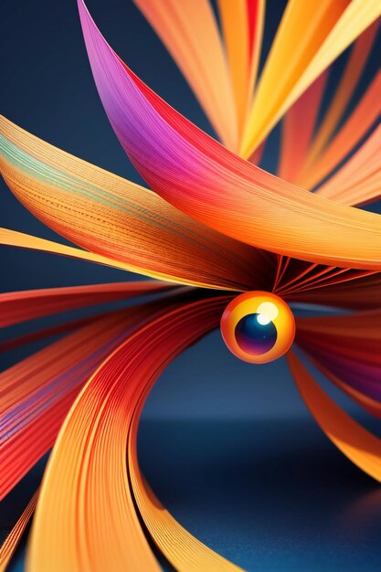 Foto banner de ilustración de imaginación de fondo de papel tapiz creativo de arte abstracto colorido