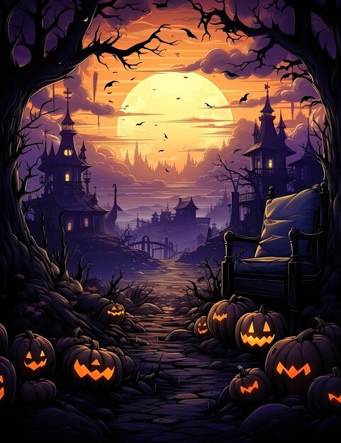 Banner ilustrativo de Halloween