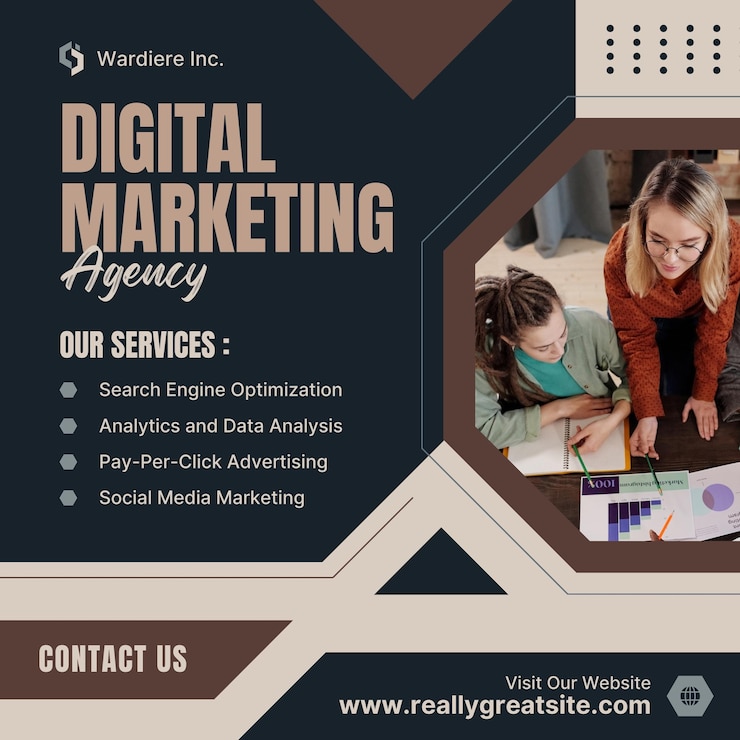 Foto banner de marketing empresarial digital para redes sociales diseño de publicidad de plantilla de publicación uso para negocios informe anual volante folleto de marketing publicidad de estilo moderno