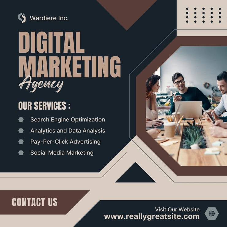 Foto banner de marketing empresarial digital para redes sociales diseño de publicidad de plantilla de publicación uso para negocios informe anual volante folleto de marketing publicidad de estilo moderno