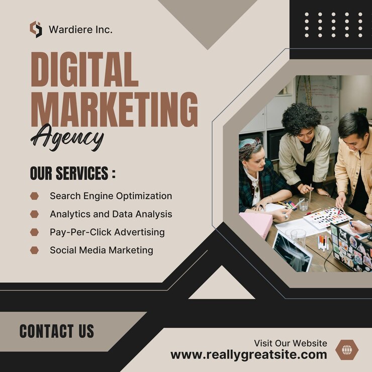 Foto banner de marketing empresarial digital para redes sociales diseño de publicidad de plantilla de publicación uso para negocios informe anual volante folleto de marketing publicidad de estilo moderno