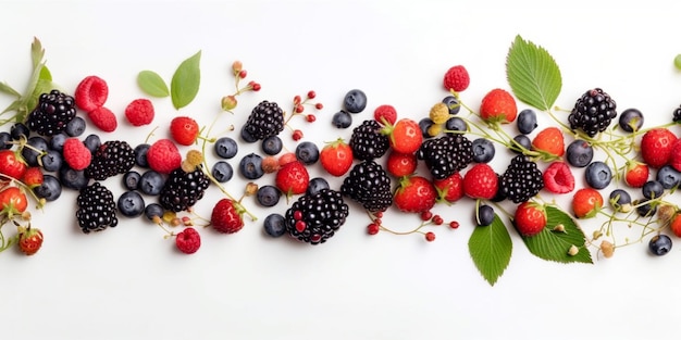 Banner mit Beeren