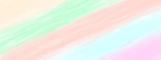 Banner mit bunten Farbstrichen