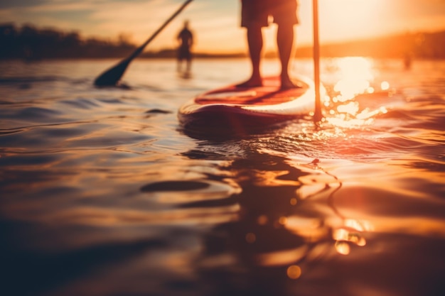 Banner mit dem Konzept der Sup Board