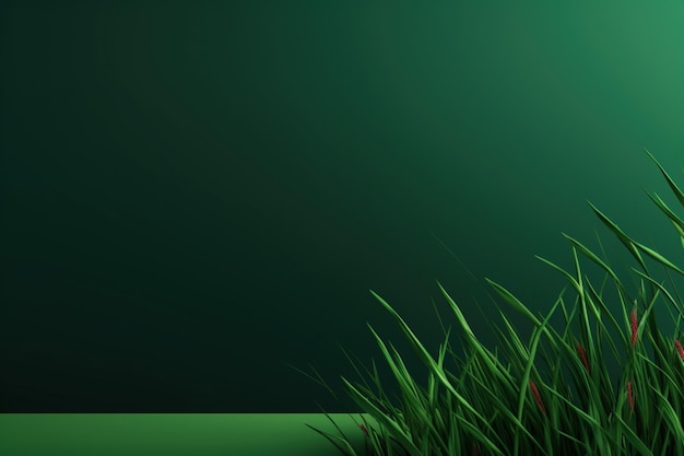 Banner mit Gras