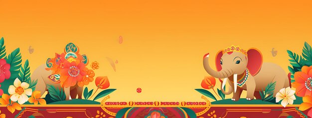 Banner para festivais e feriados em todo o mundo