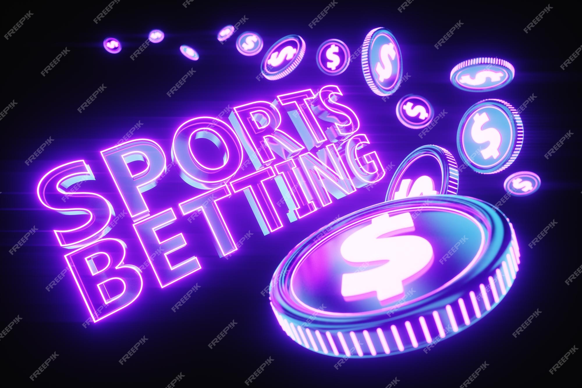 Banner para o site ganhos de apostas esportivas em apostas jogos de azar  bola de futebol neon em branco para cabeçalho de pôster publicitário para  site design moderno ilustração 3d espaço de