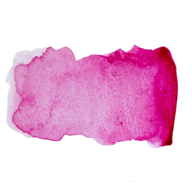 Banner pintado a pincel de acuarela rosa