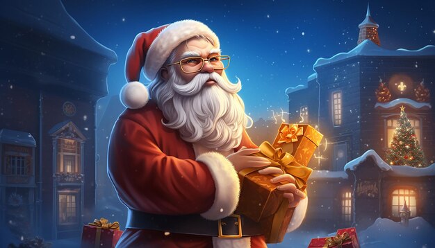 el banner promocional de Navidad