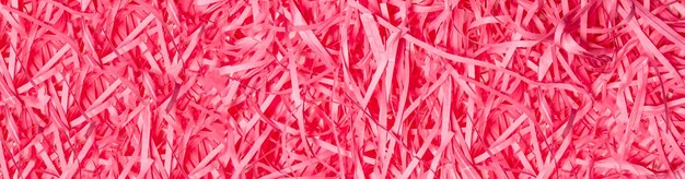 Banner rosa Hintergrund voluminöse Textur Papierfüller Geschenkfüller für die Papierparty Für die Geschenkverpackung
