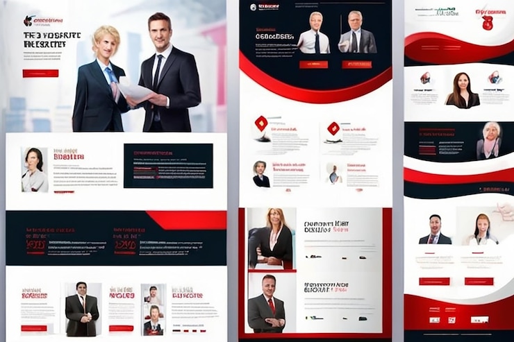 Foto banner del sitio web de negocios corporativos profesionales