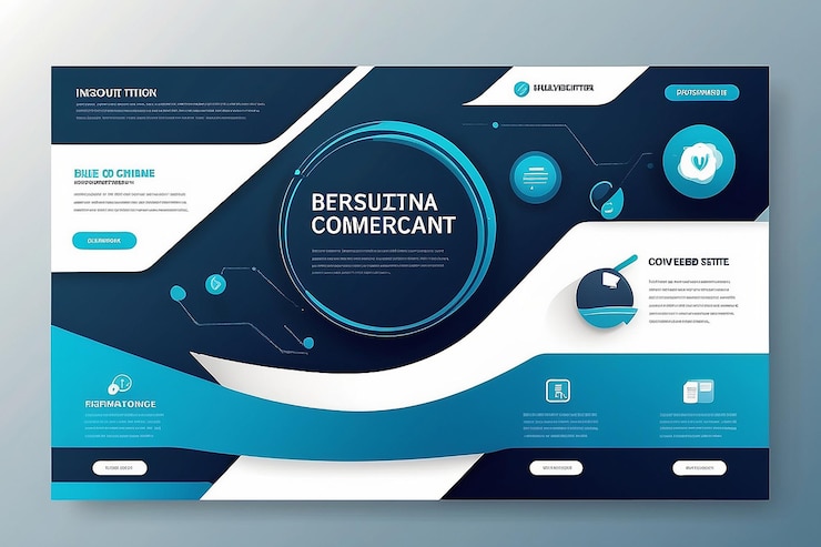 Foto banner del sitio web de negocios corporativos profesionales