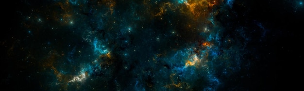 Banner textura de fundo do espaço sideral estrelado